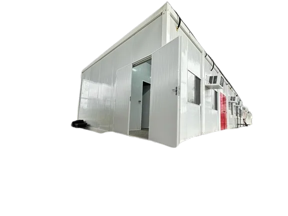 Cozinha modular Deloc montada, vista externa